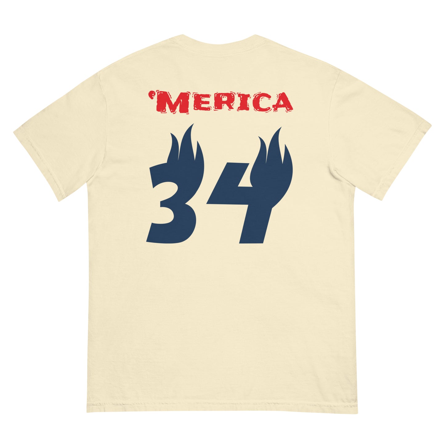 2 America’s Unisex garment-dyed heavyweight t-shirt