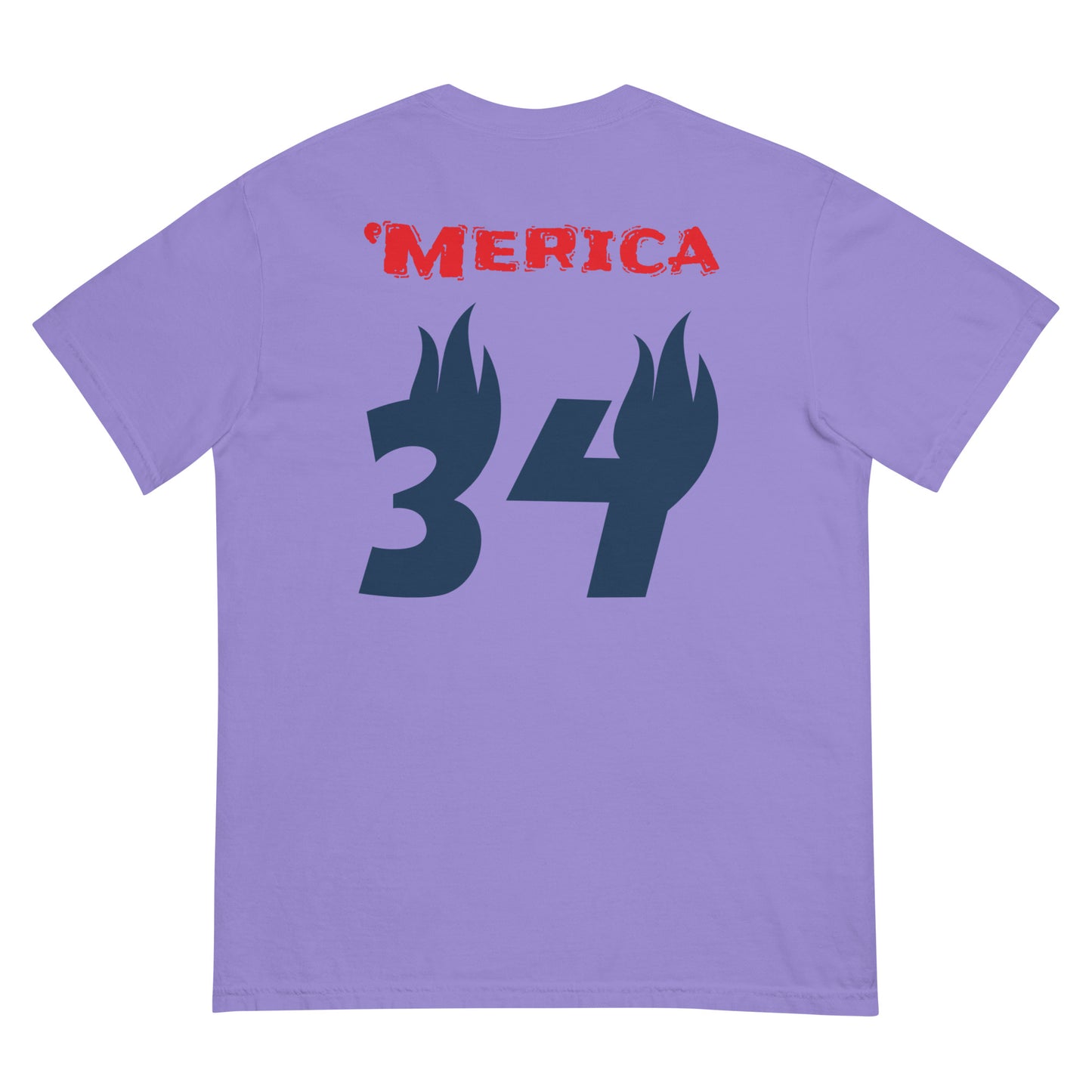 2 America’s Unisex garment-dyed heavyweight t-shirt