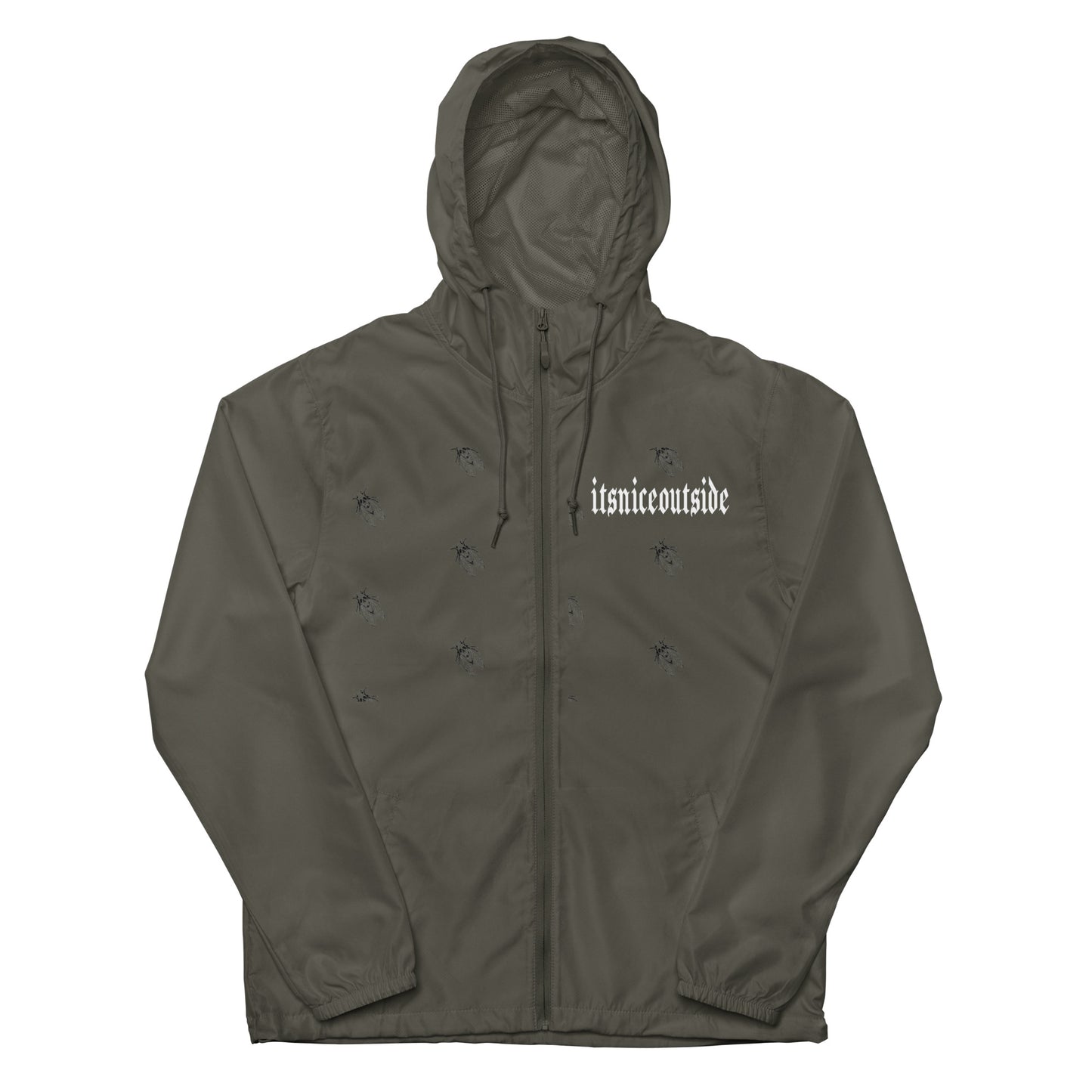 Unisex lightweight zip up windbreaker