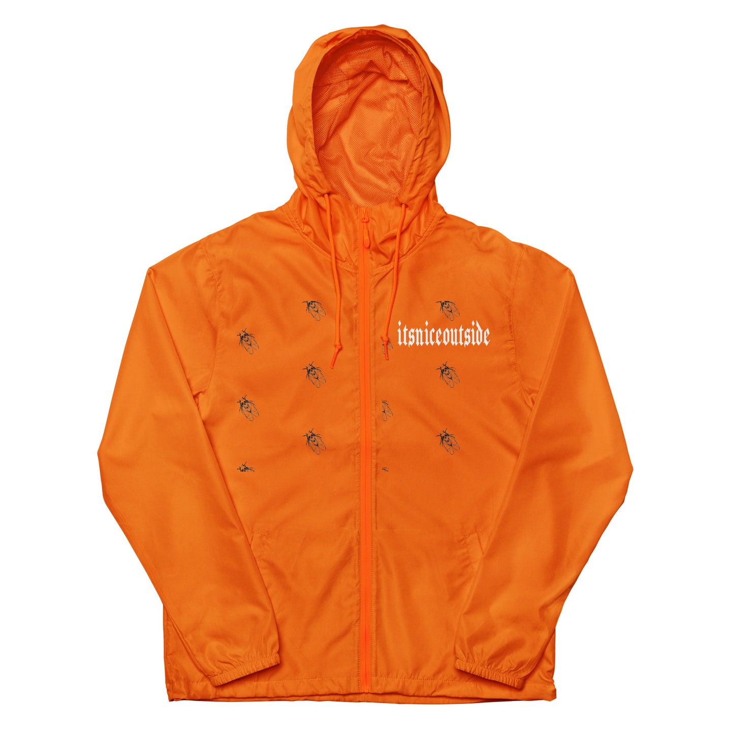 Unisex lightweight zip up windbreaker